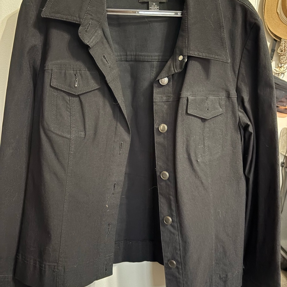 Tribal Charcoal stretch jean Jacket